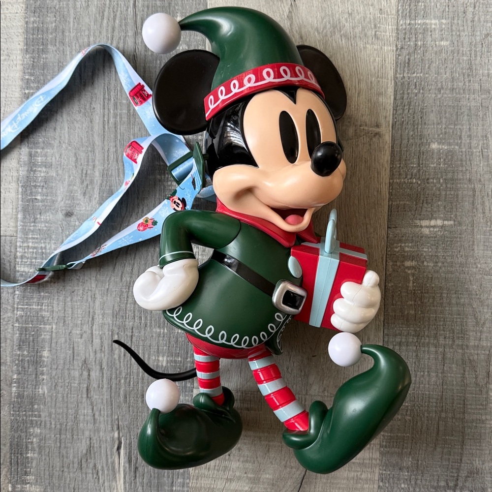 DISNEY Mickey's Very Merry Christmas Party ELF Popcorn Bucket 2024 NEW